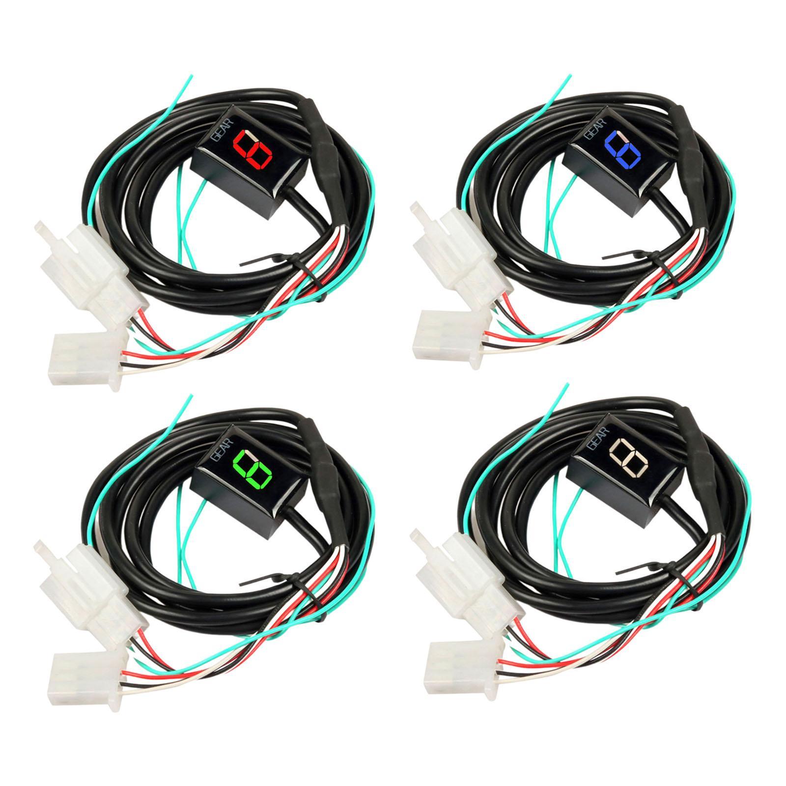 Motorcycle Gear Indicator Install - Indicatore di marcia per moto, impermeabile,