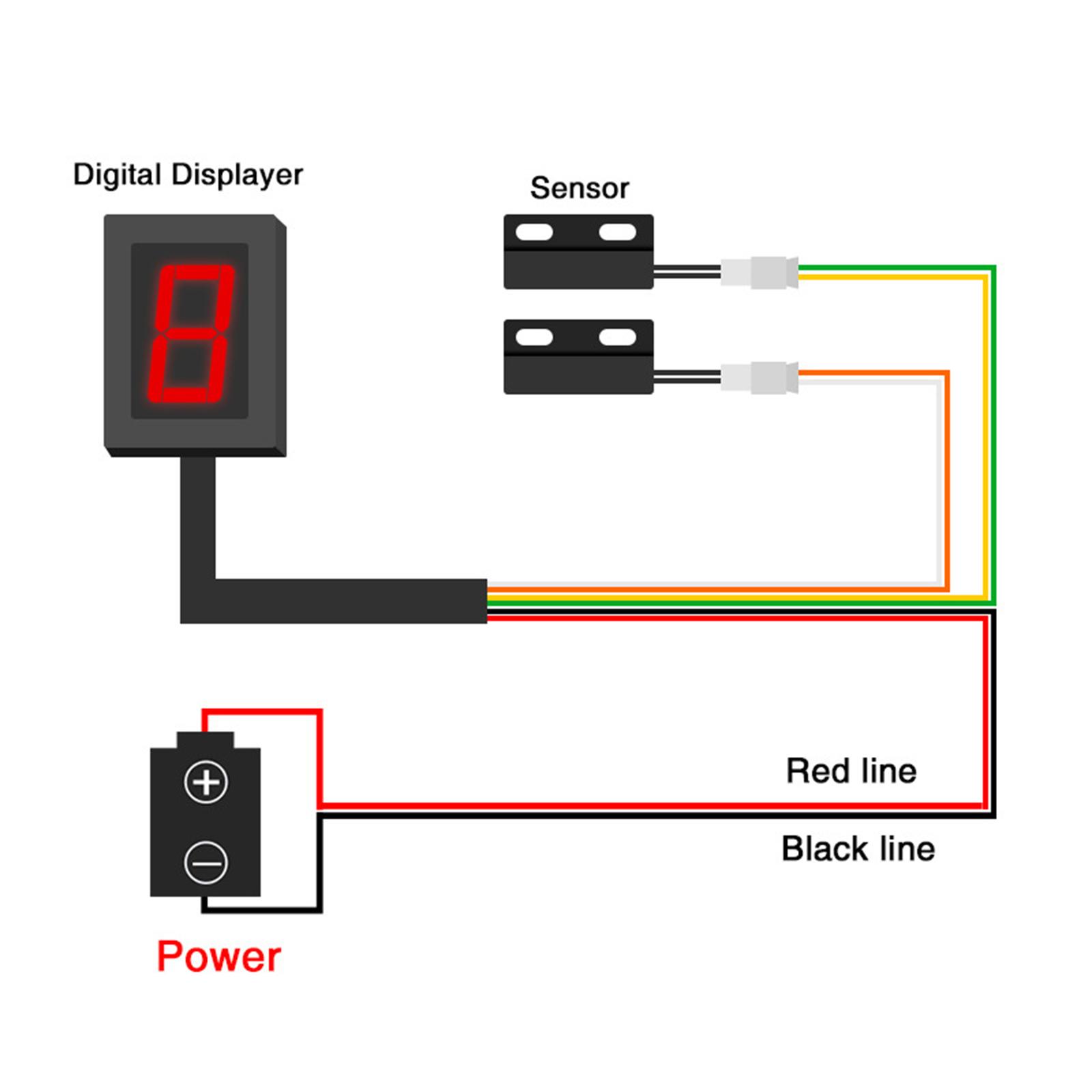 Motorcycle Gear Indicator Install - Indicatore di marcia per moto, display