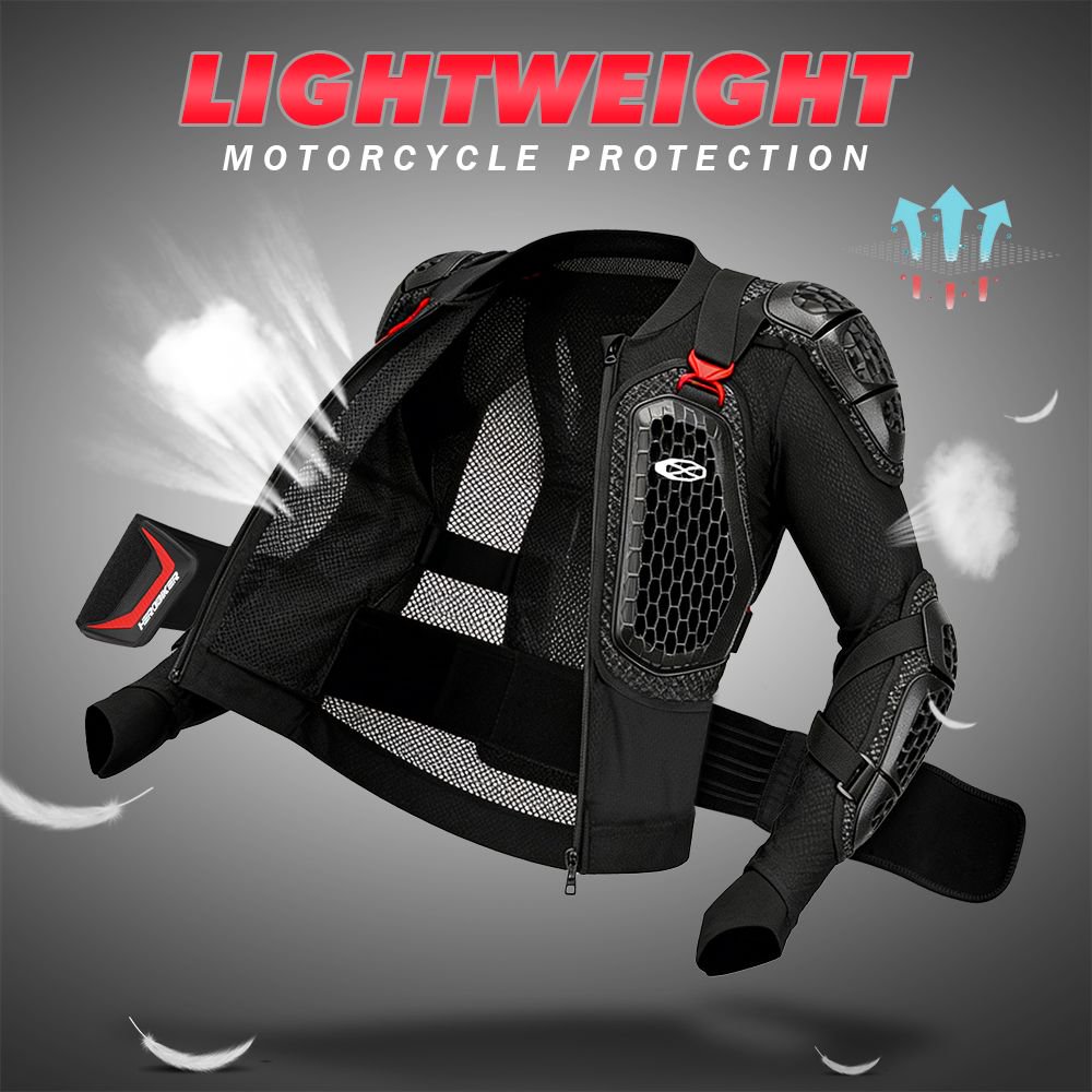Motorcycle Gear Jacket - Giacca Moto Estiva Traspirante con Protezione