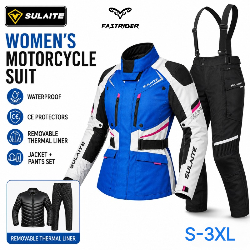 Motorcycle Gear Women Pants - Tuta da Moto per Donna, Invernale,
