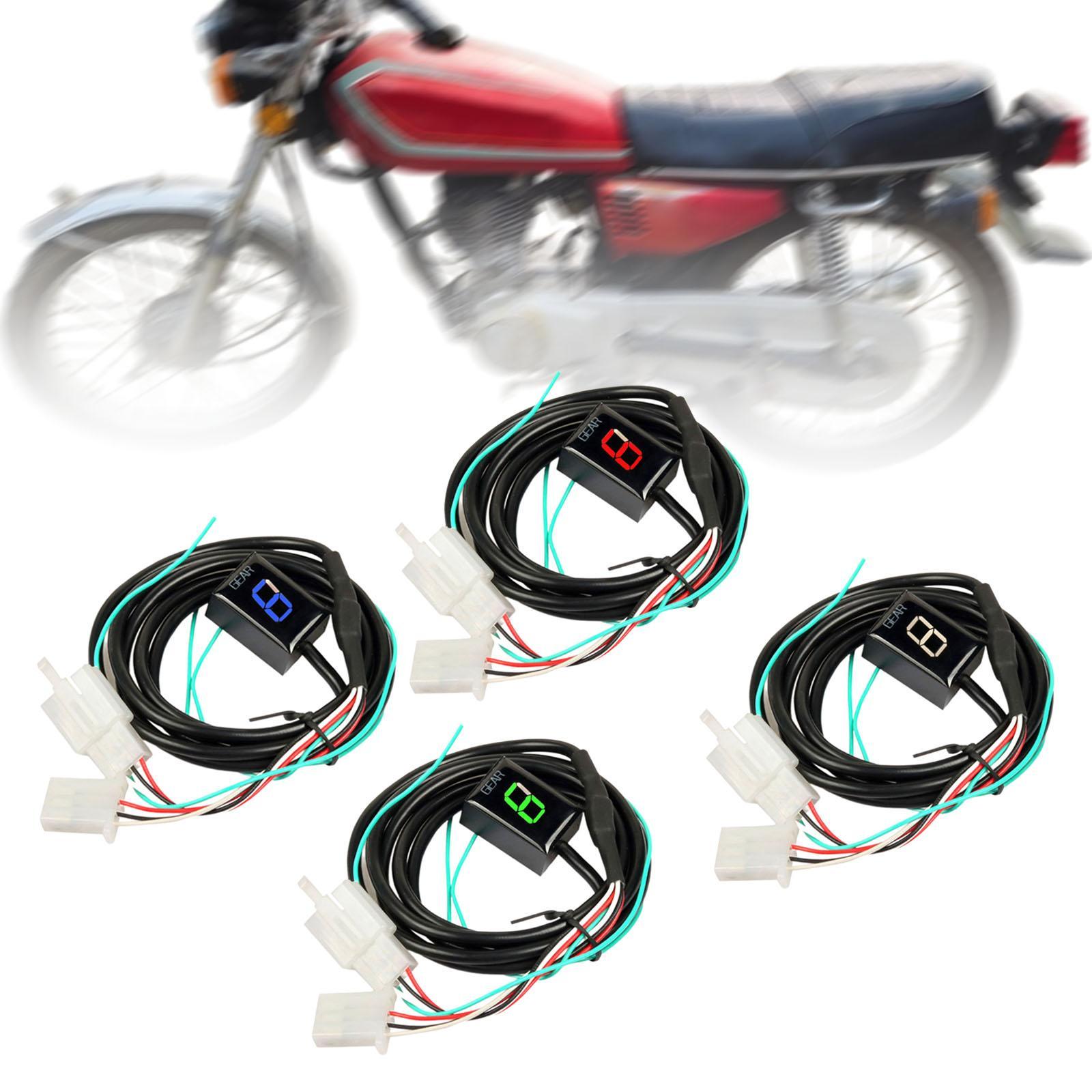 Motorcycle Gear Indicator Install - Indicatore di marcia per moto, impermeabile,
