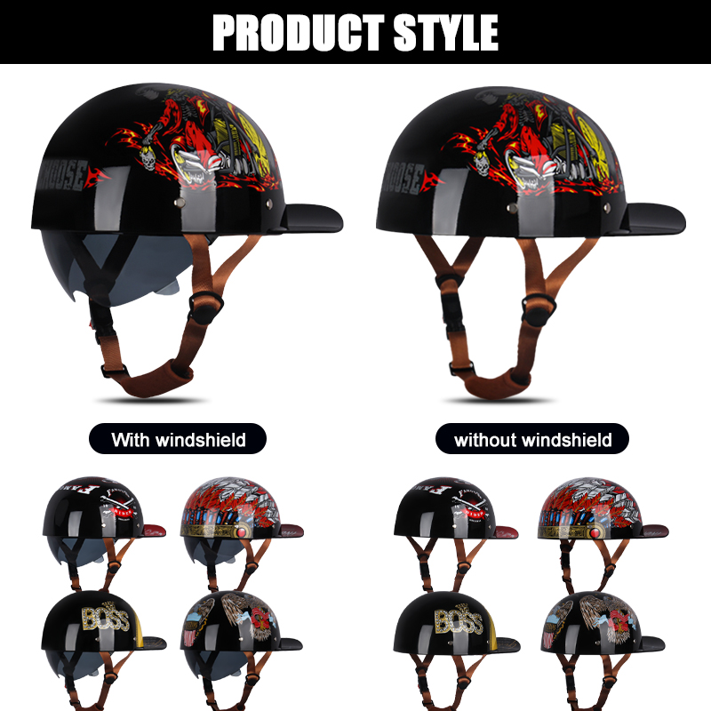 Berretto da baseball aperto da - Motorcycle Gear Vintage recensione e prezzo