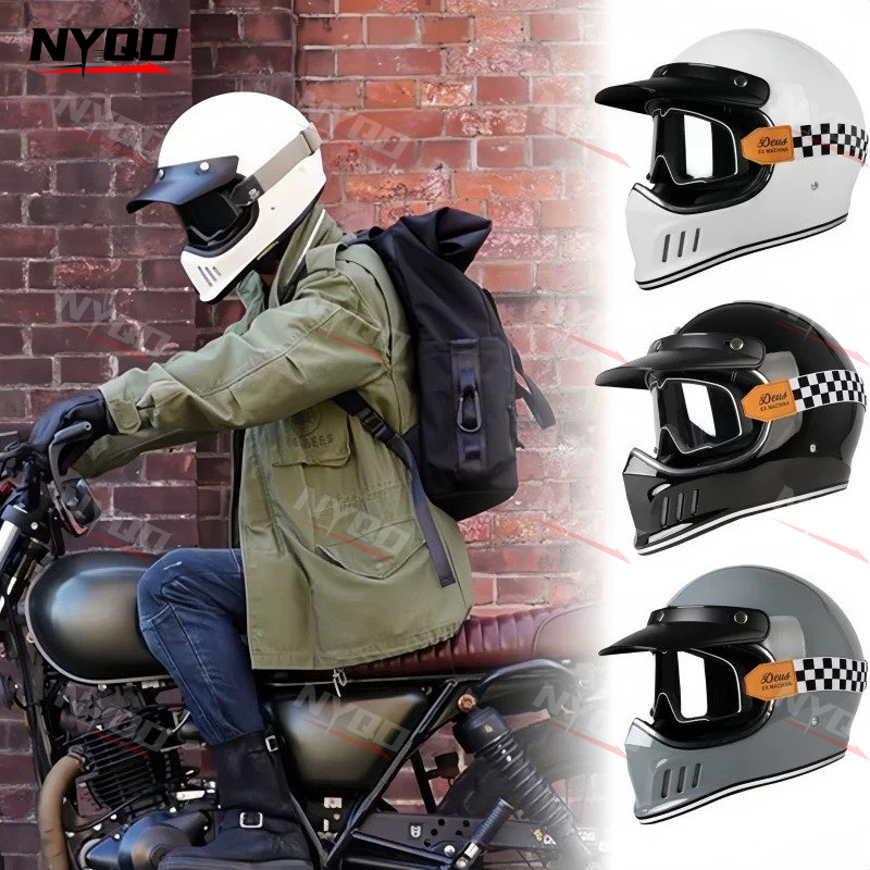 Casco Integrale Vintage per Mo - Motorcycle Gear Vintage recensione e prezzo