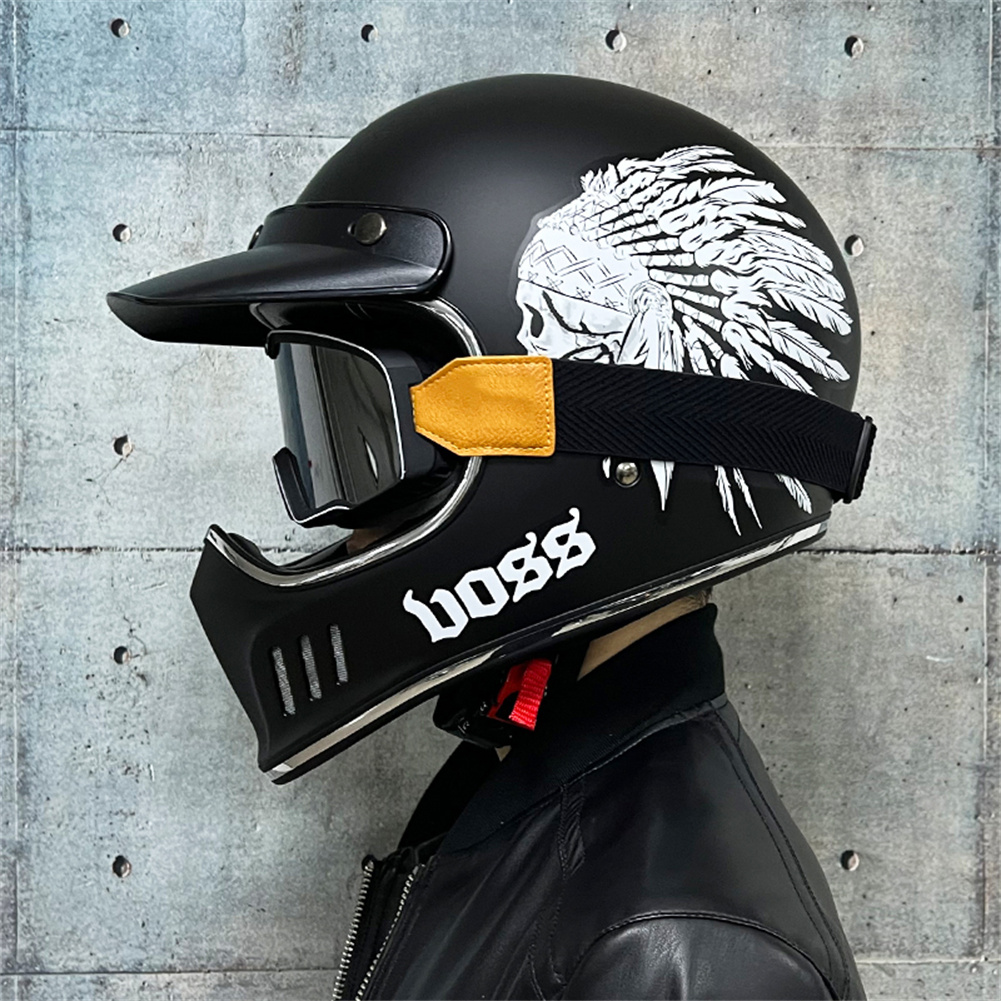 Casco Integrale Vintage per Mo - Motorcycle Gear Vintage recensione e prezzo