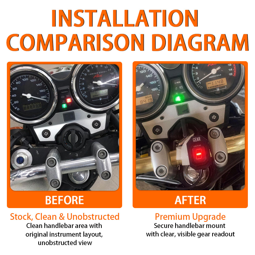 Adatto per accessori moto univ - Motorcycle Gear Indicator recensione e prezzo