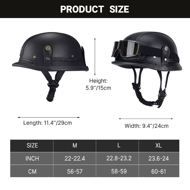 Casco tedesco mezzo vintage Ca - Motorcycle Gear Vintage recensione e prezzo