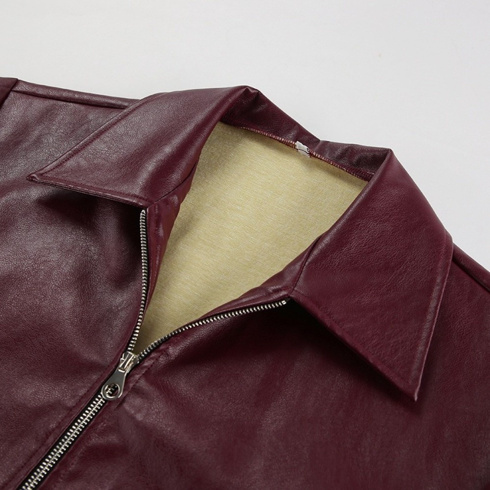 Giacca Vintage in Pelle PU Eff - Motorcycle Gear Outfit recensione e prezzo