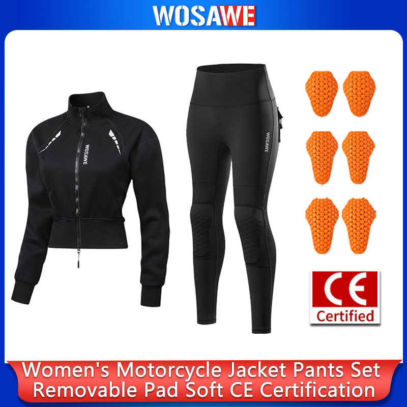 WOSAWE Completo da Moto per Do - Motorcycle Gear Women Pants recensione e prezzo