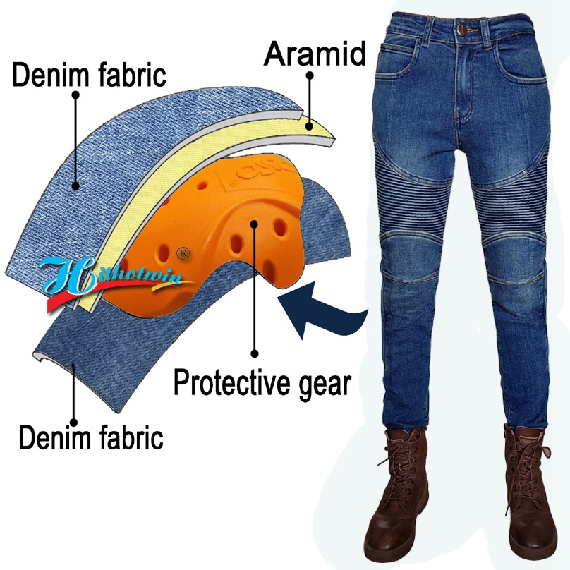 Jeans da moto da donna in Kevl - Motorcycle Gear Women Pants recensione e prezzo