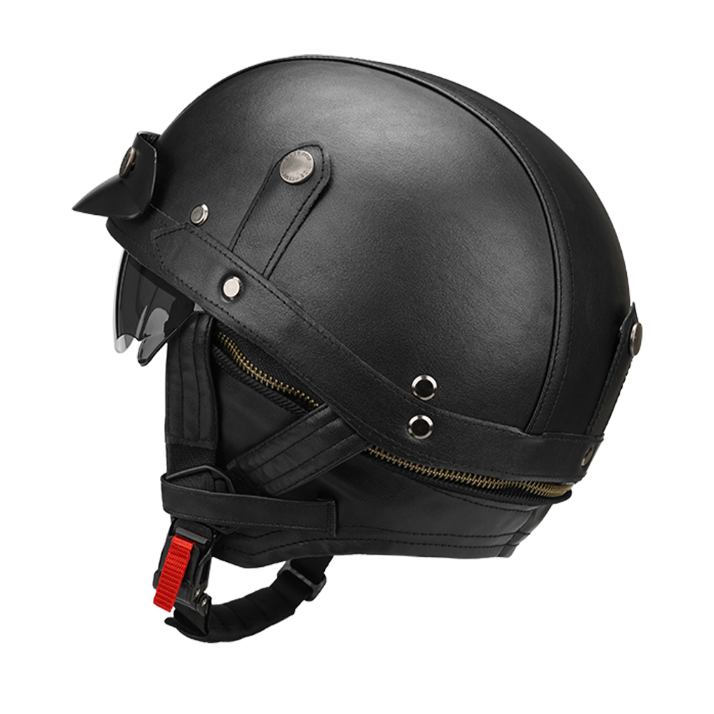 Casco mezzo moto nero Casco vi - Motorcycle Gear Vintage recensione e prezzo