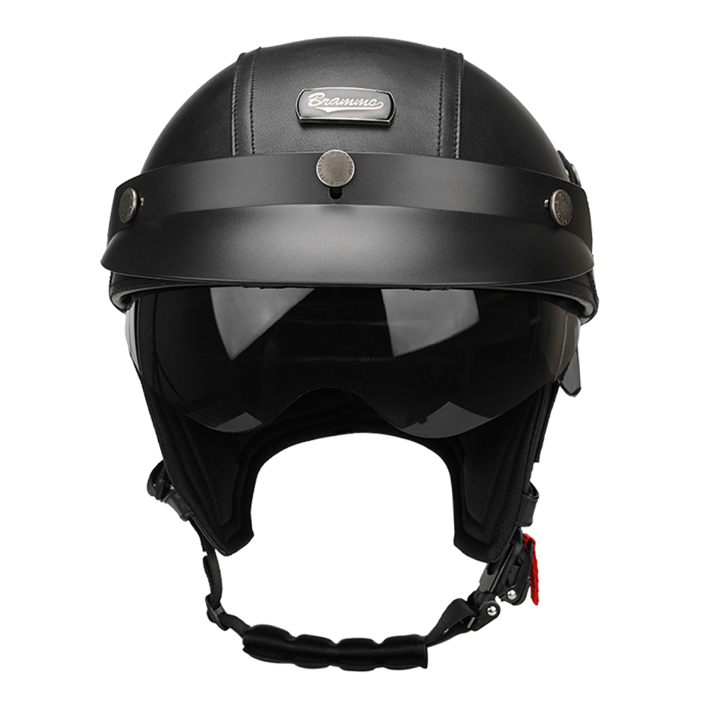 Casco mezzo moto nero Casco vi - Motorcycle Gear Vintage recensione e prezzo